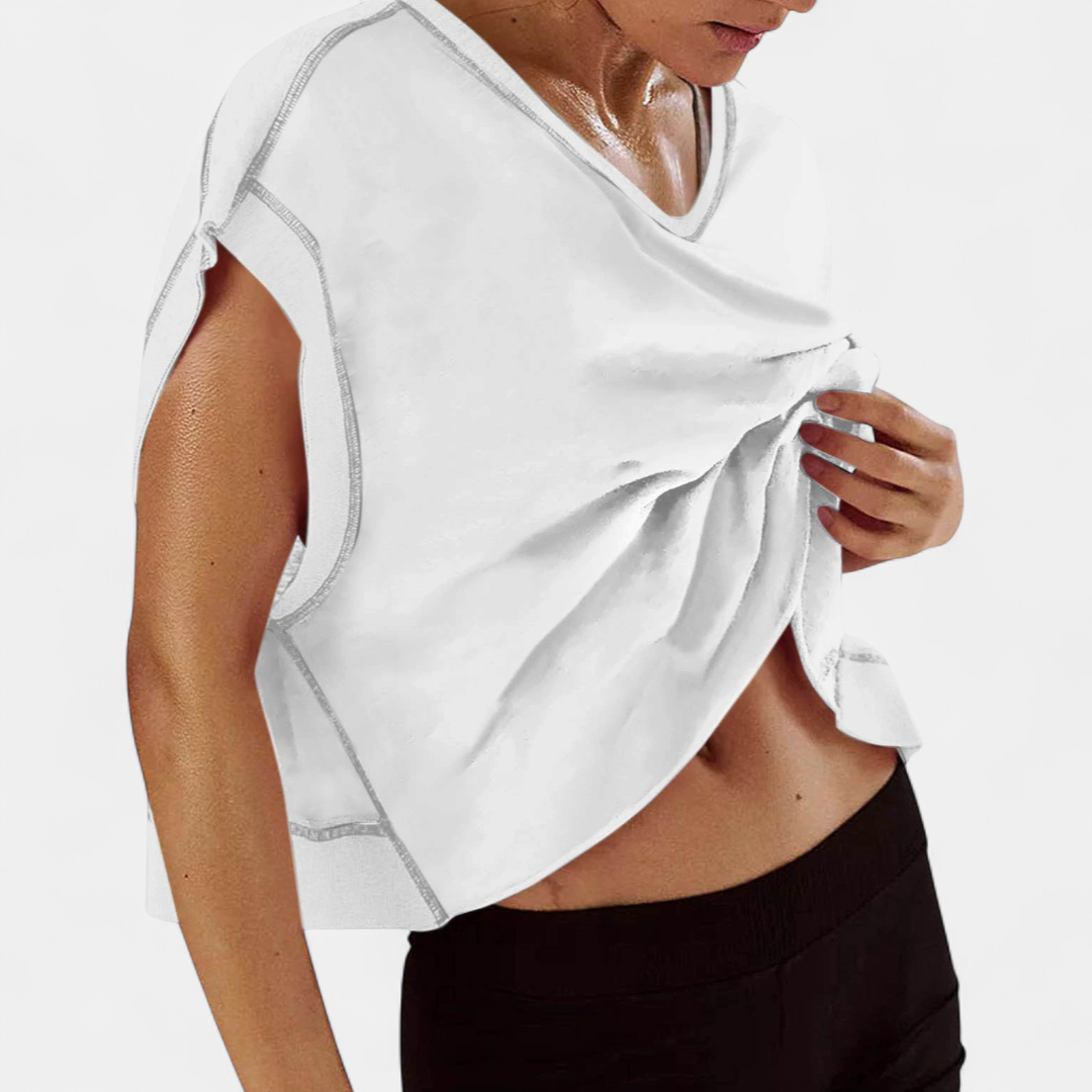 ALEX™ – Backless Hollow-Out Yoga Tee
