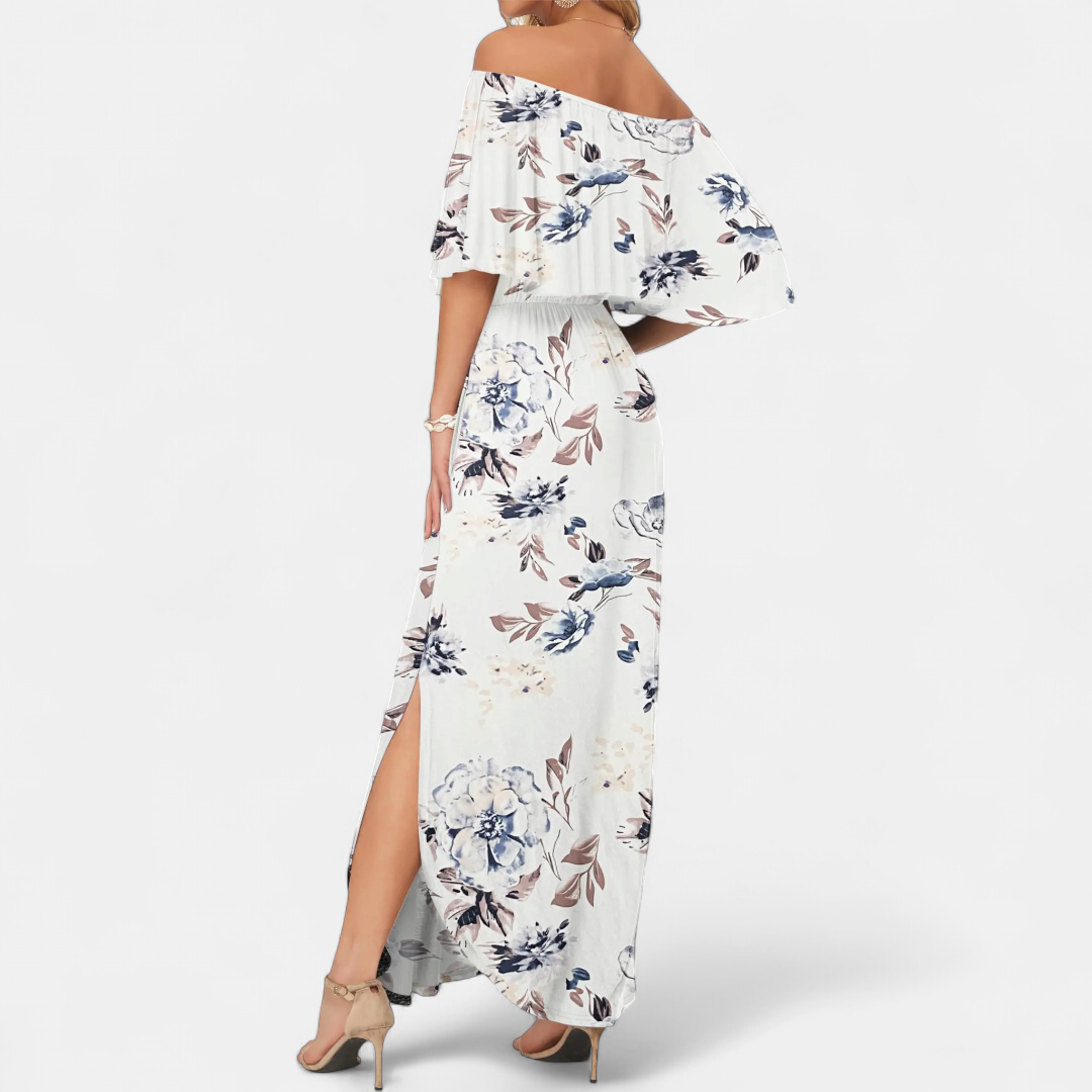 MEADOW™ – Printed Off-Shoulder Maxi Dress