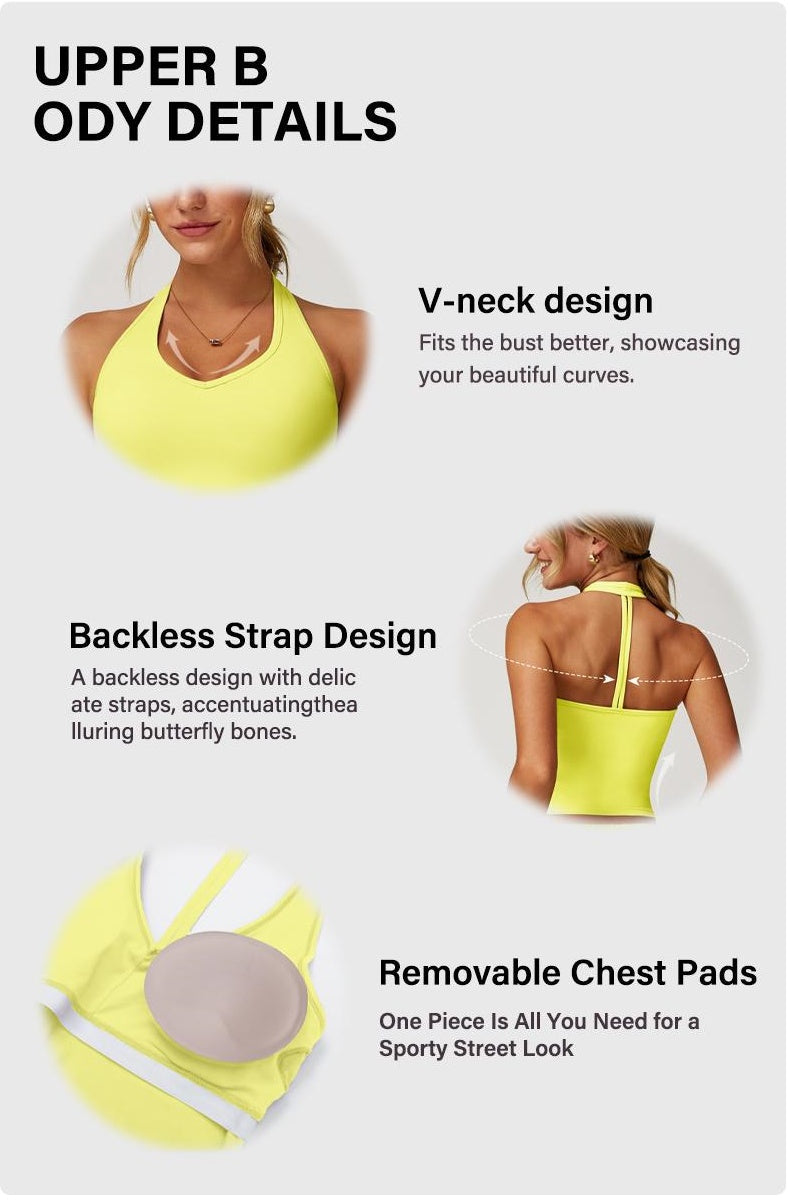 The Elara Strappy Back  Wide-Leg Set
