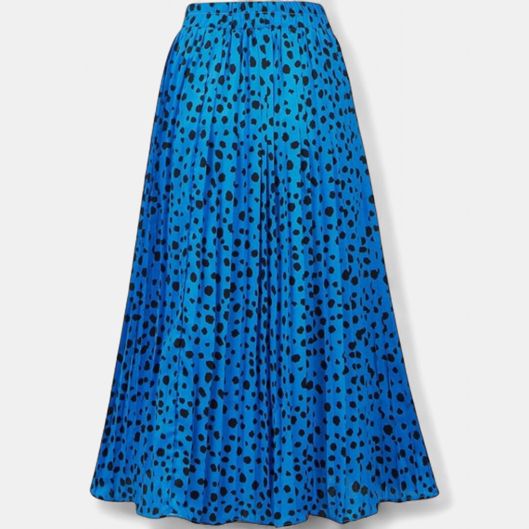 BELLAMY™ – Breezy Printed Pleated Midi Skirt
