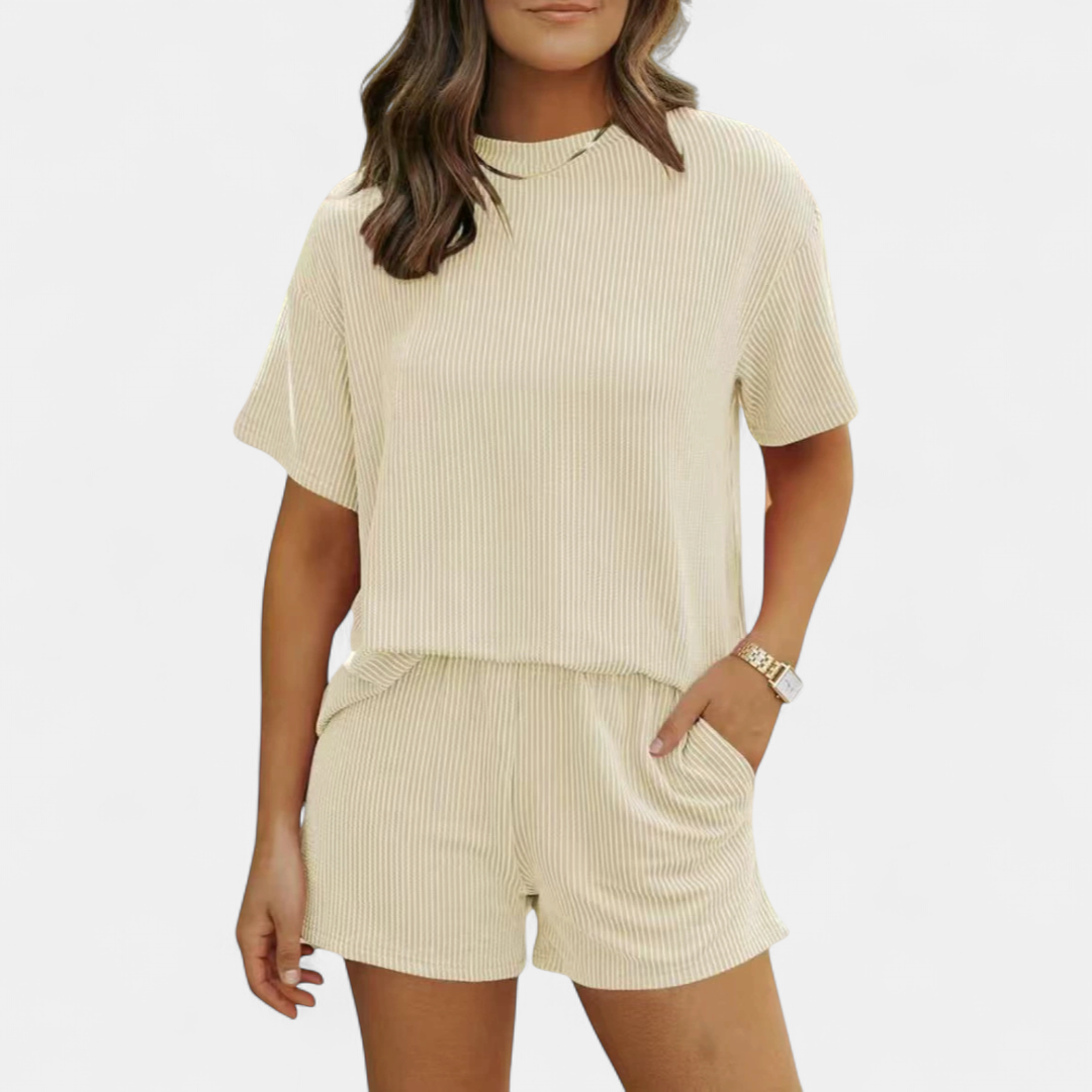 TATUM™ – Ribbed Relaxed Two-Piece Lounge Set