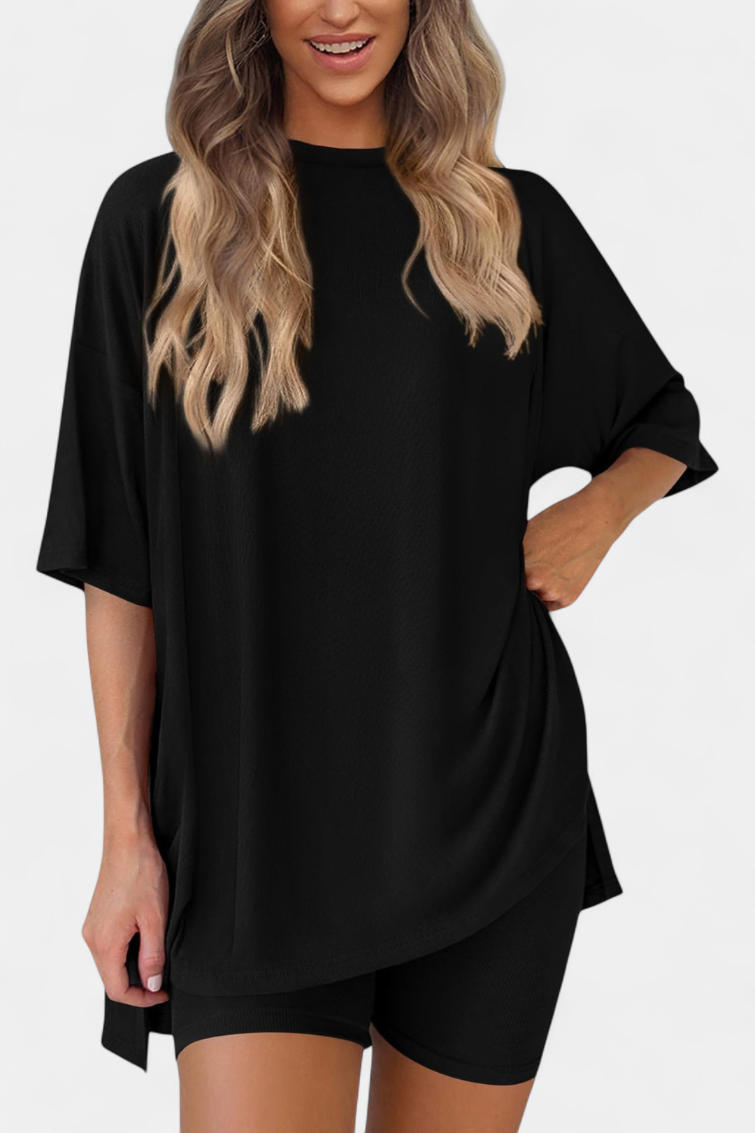 BREEZY™ – Soft Solid Relaxed Pajama Set