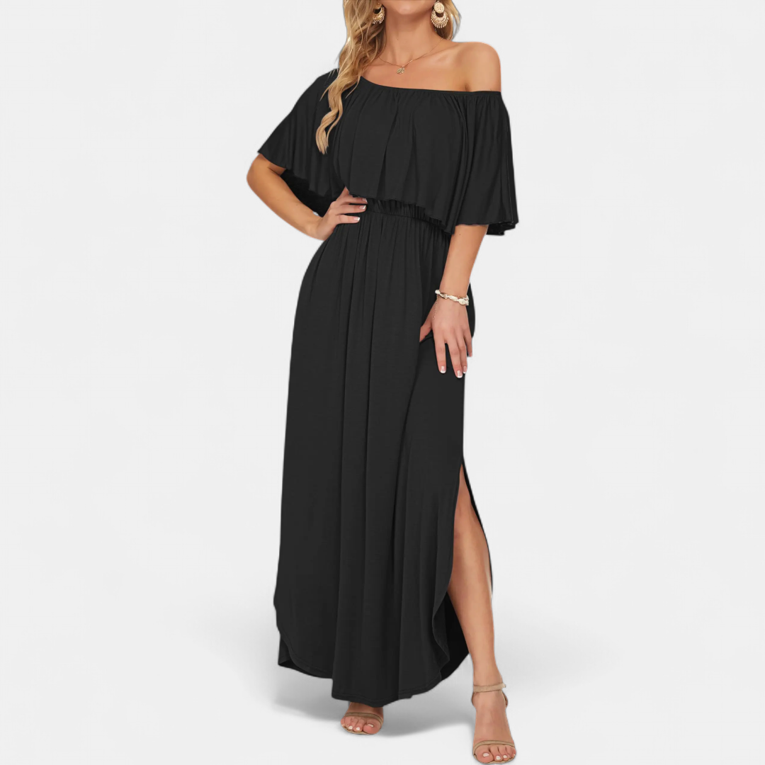 MEADOW™ – Printed Off-Shoulder Maxi Dress