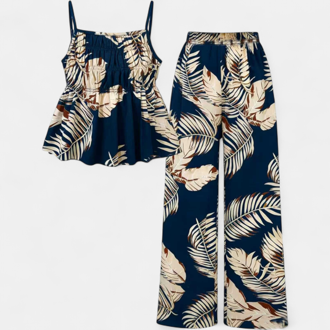 MARLO™ – Breezy Textured Camisole & Wide-Leg Set