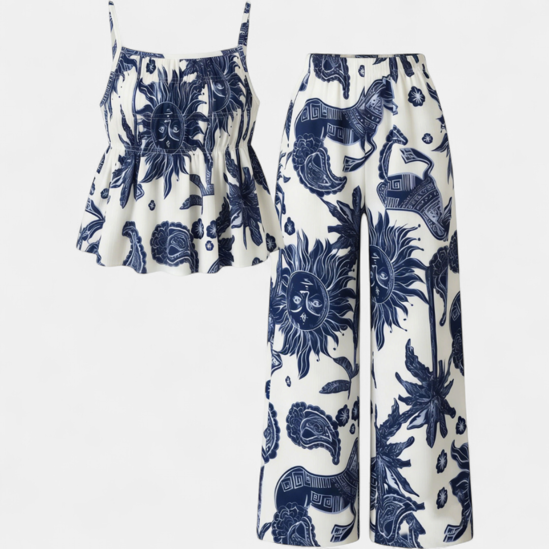 MARLO™ – Breezy Textured Camisole & Wide-Leg Set
