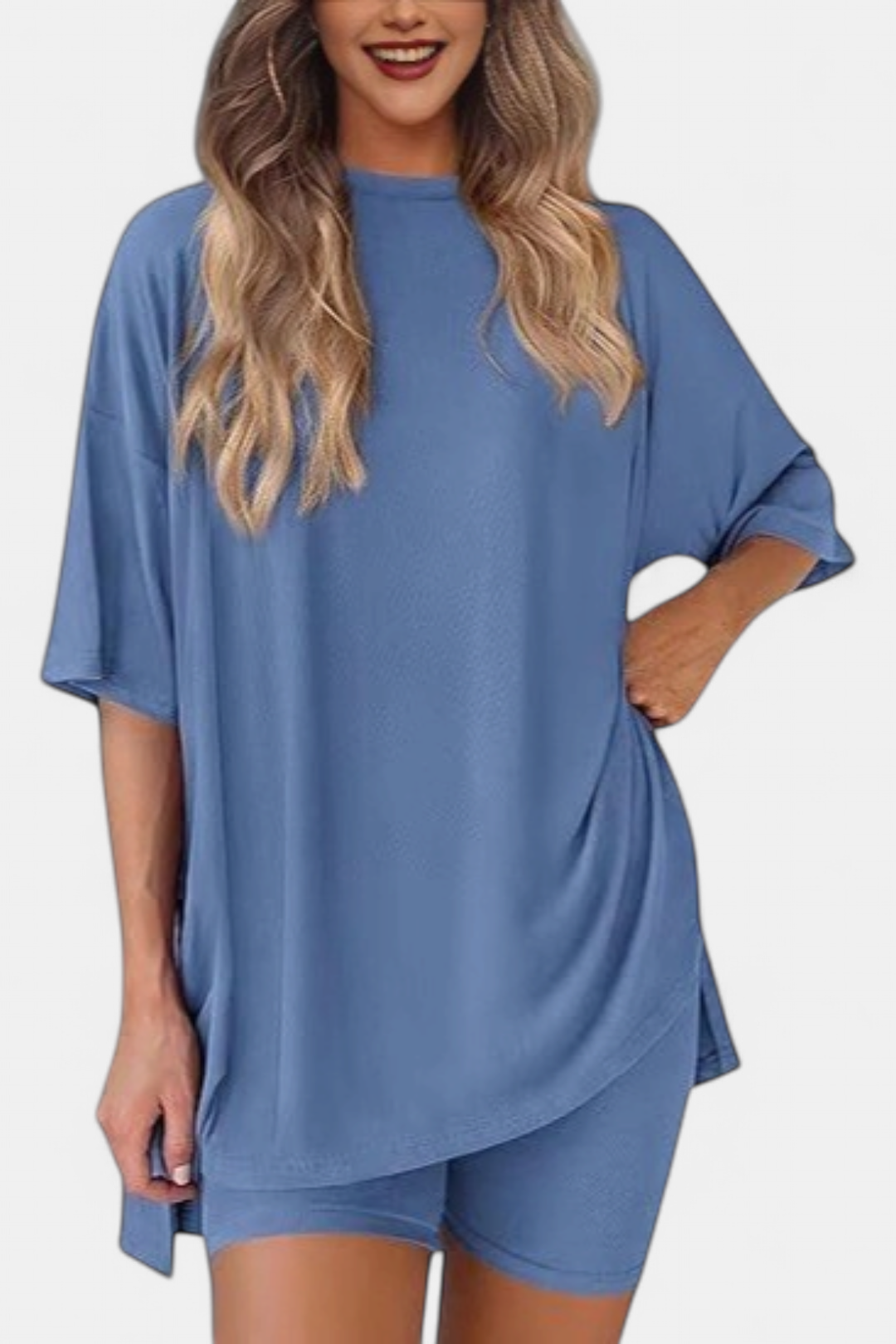BREEZY™ – Soft Solid Relaxed Pajama Set
