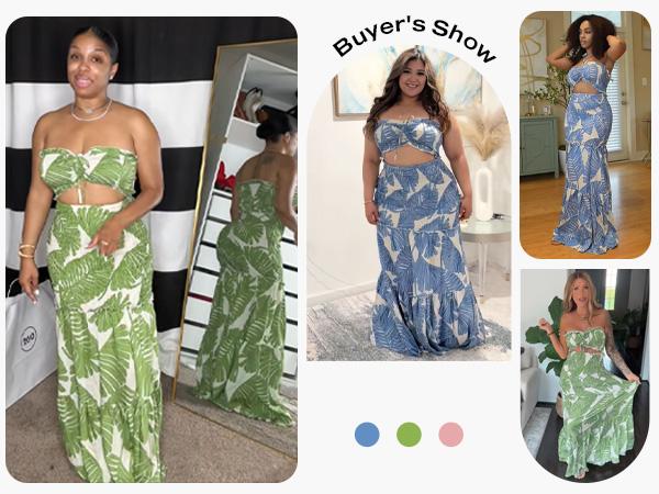 The Elara High Stretch Cutout Vacation Maxi Dress