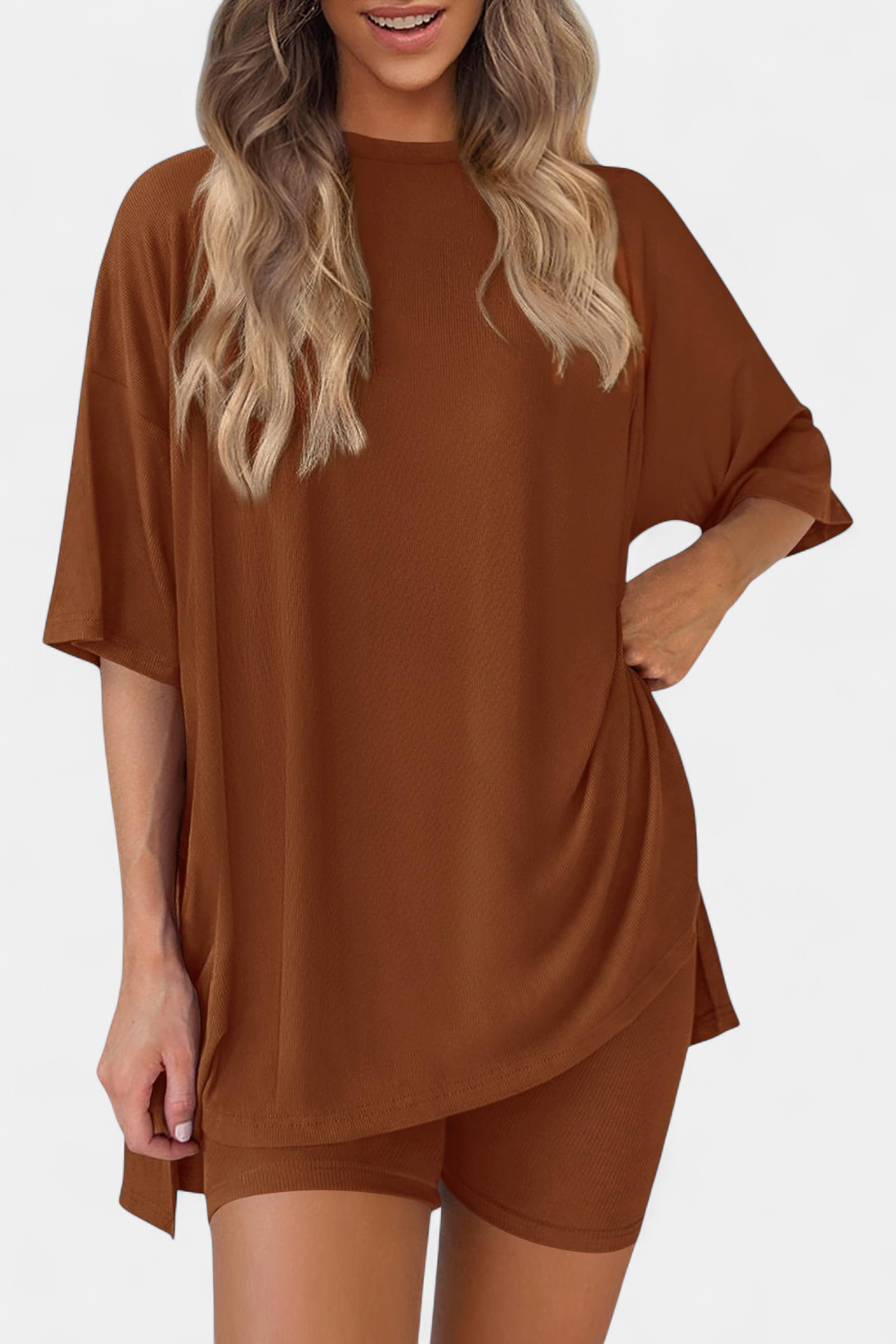 BREEZY™ – Soft Solid Relaxed Pajama Set