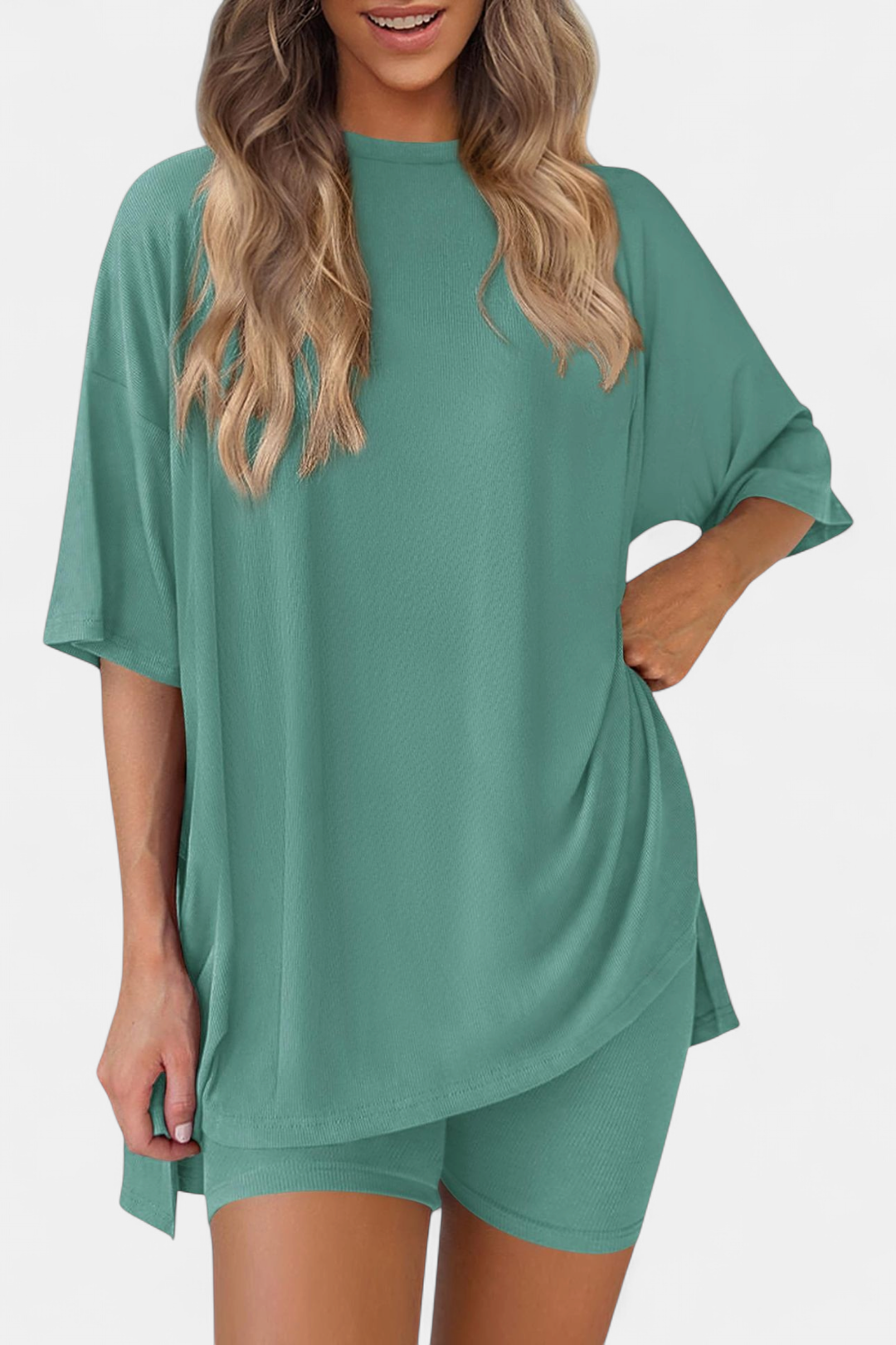 BREEZY™ – Soft Solid Relaxed Pajama Set