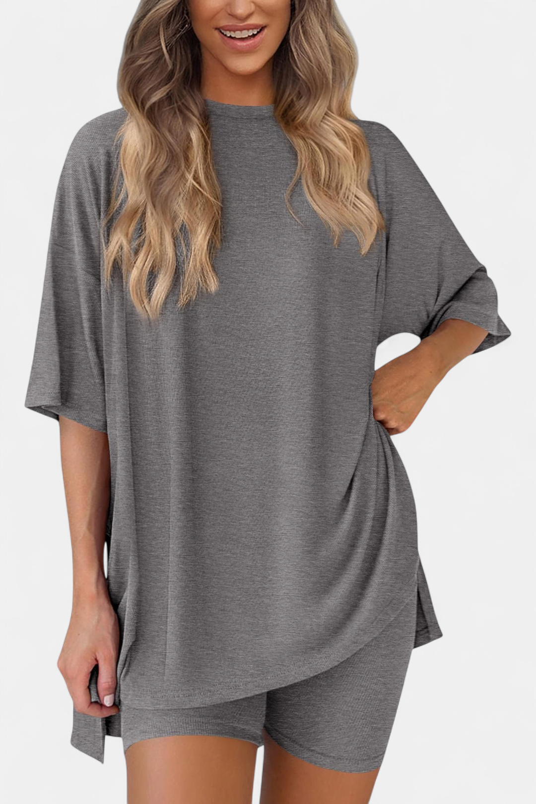 BREEZY™ – Soft Solid Relaxed Pajama Set