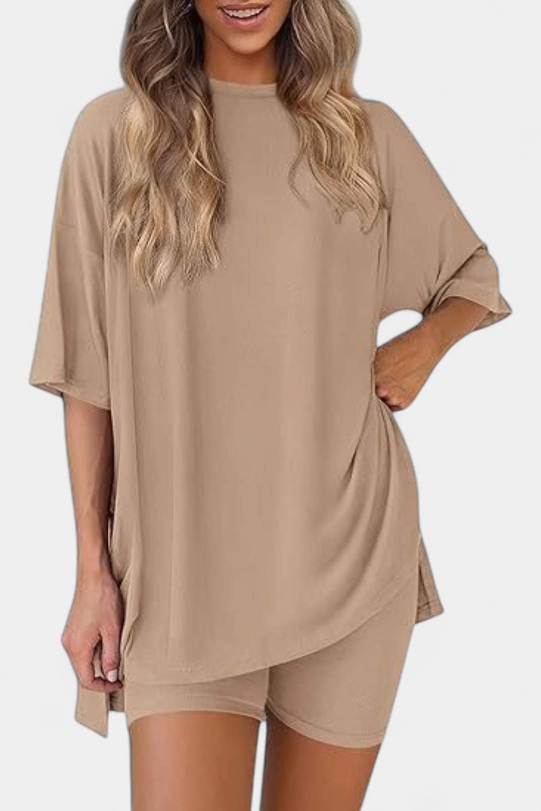 BREEZY™ – Soft Solid Relaxed Pajama Set