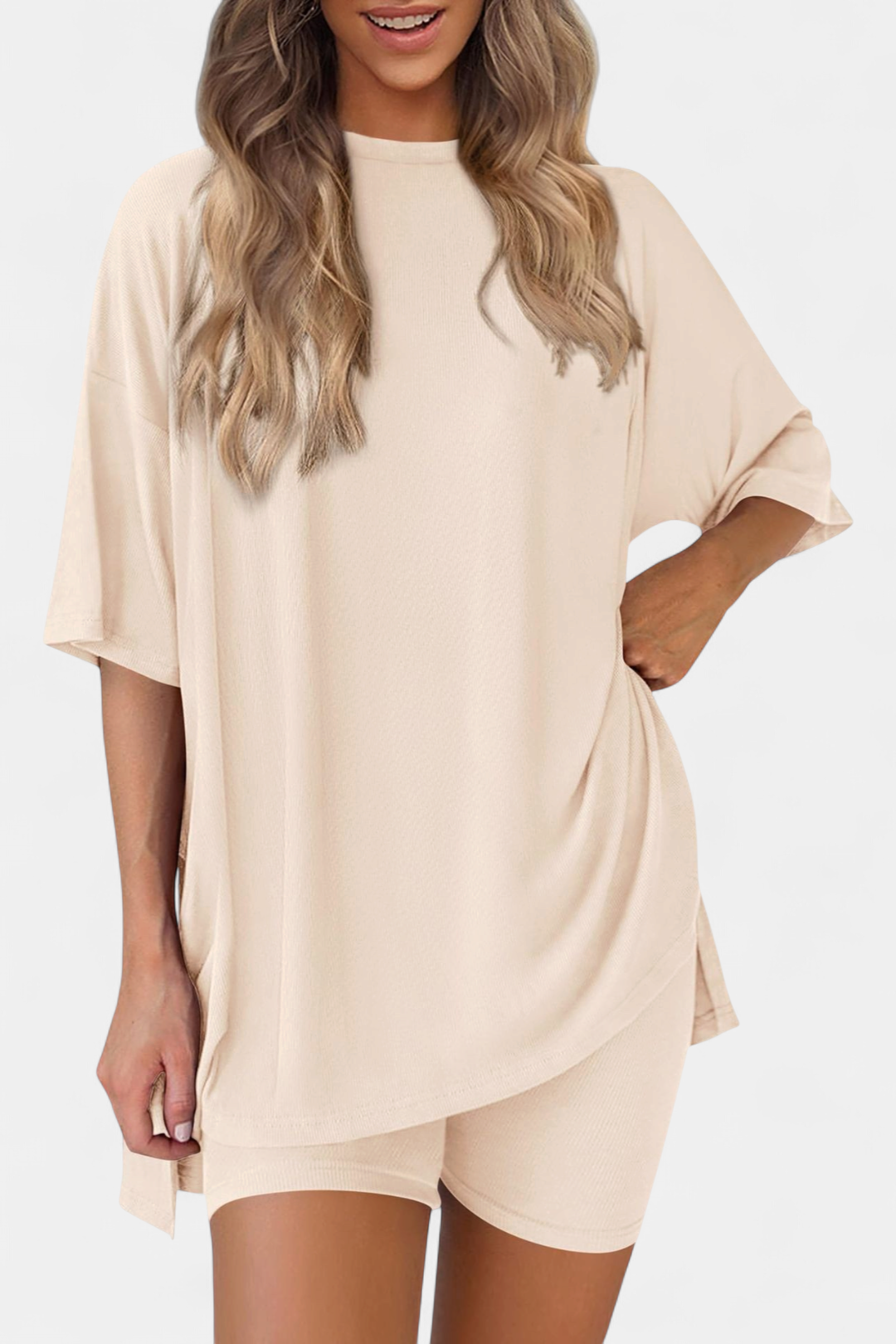 BREEZY™ – Soft Solid Relaxed Pajama Set