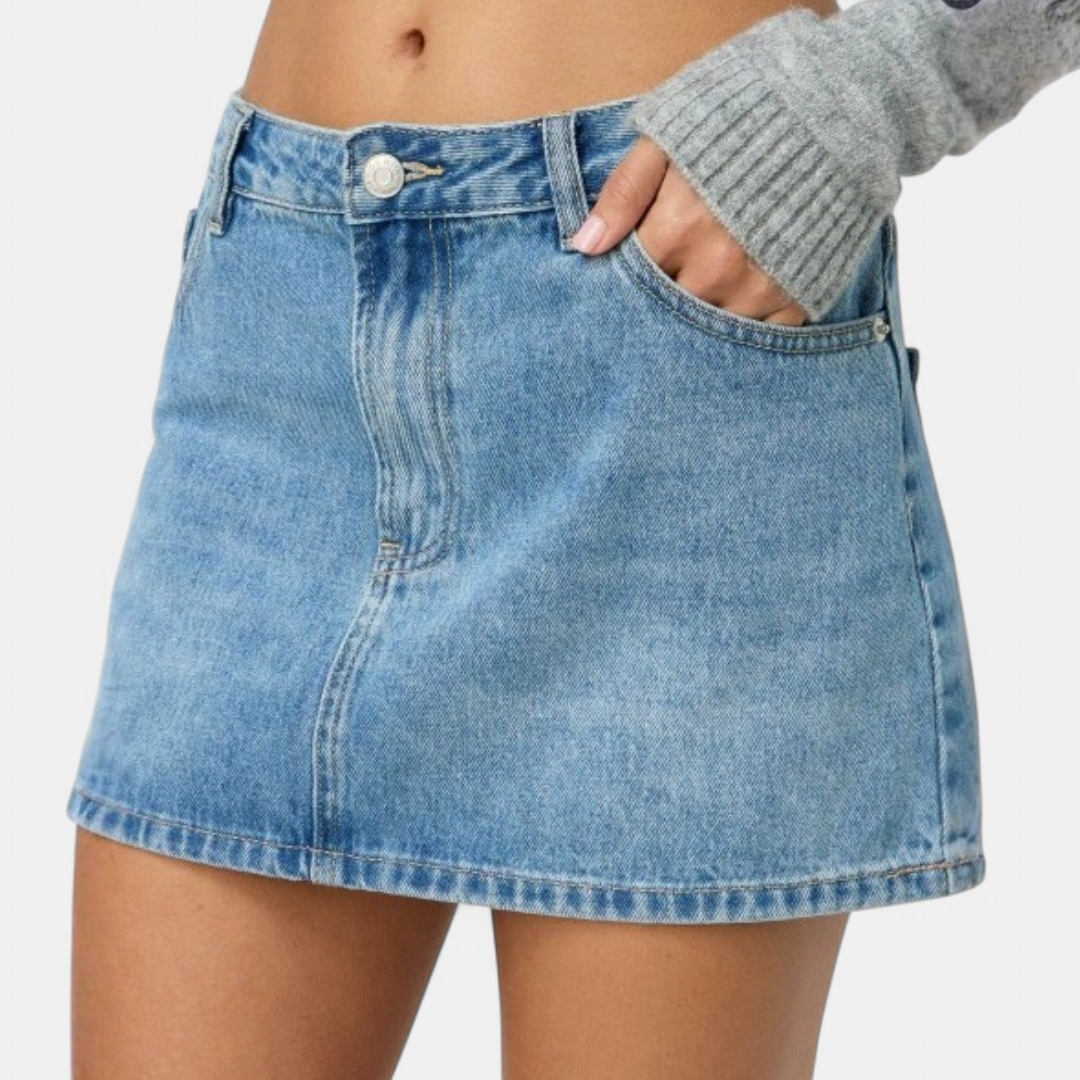 GRACIE™ – Slim Fit Stretch Denim Mini Skirt