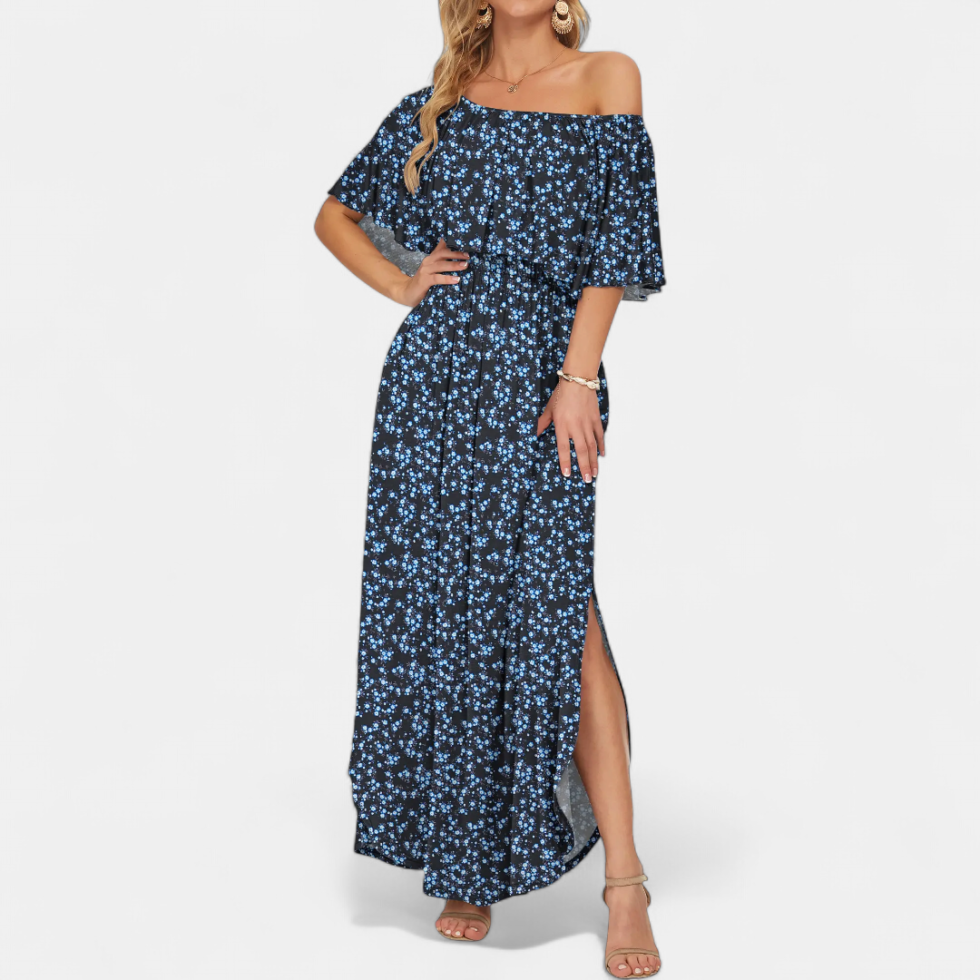 MEADOW™ – Printed Off-Shoulder Maxi Dress