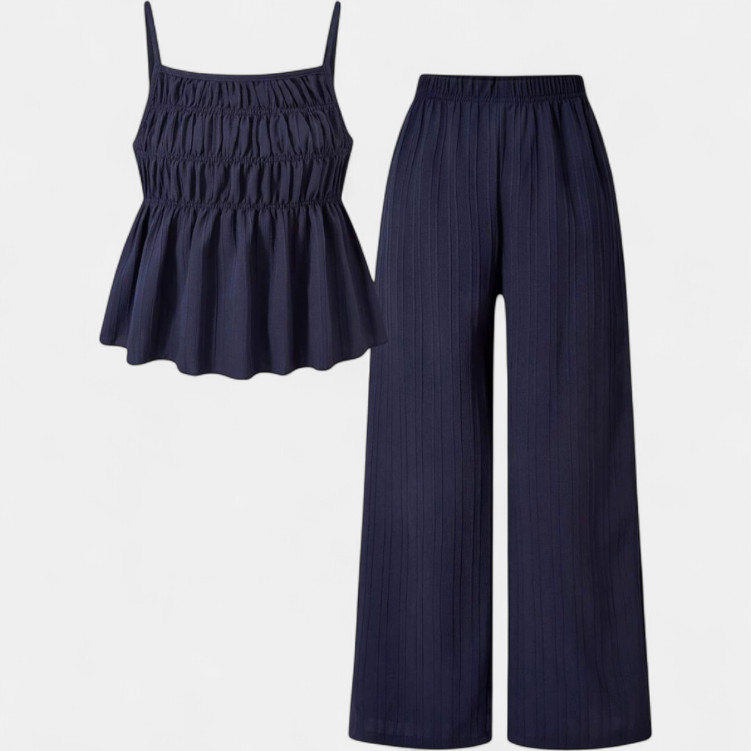 MARLO™ – Breezy Textured Camisole & Wide-Leg Set
