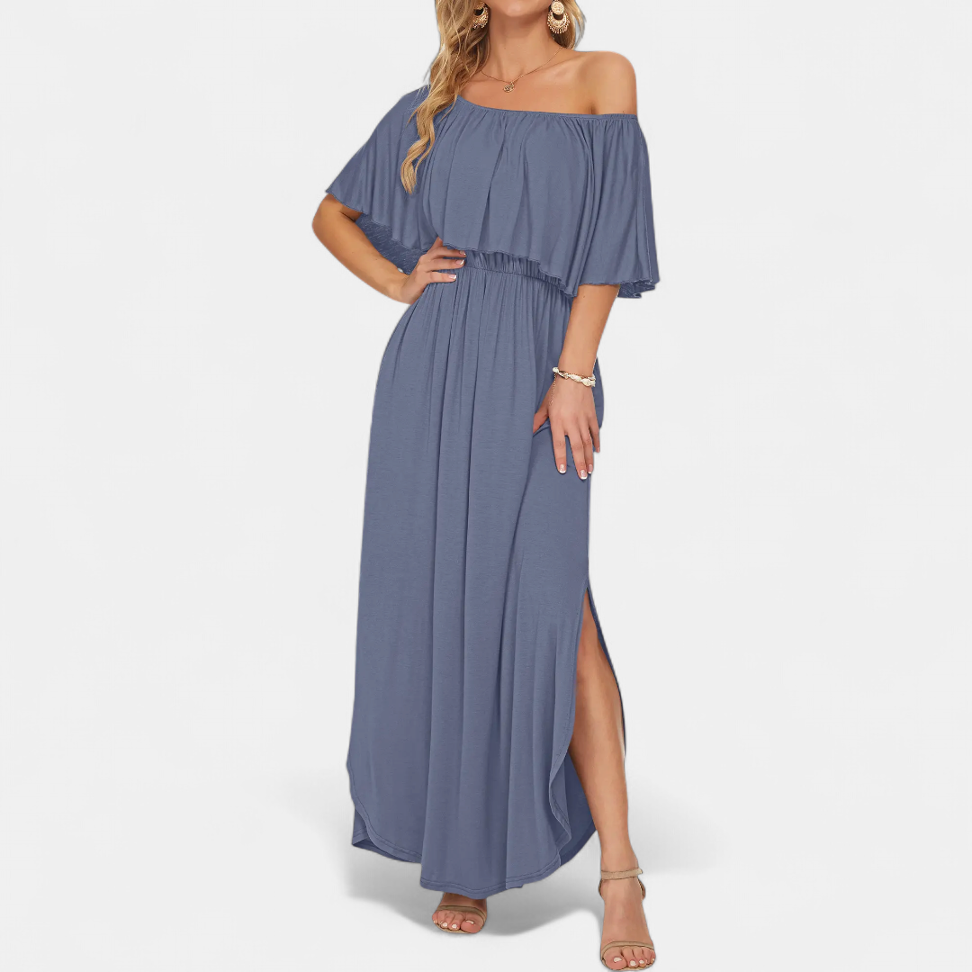 MEADOW™ – Printed Off-Shoulder Maxi Dress