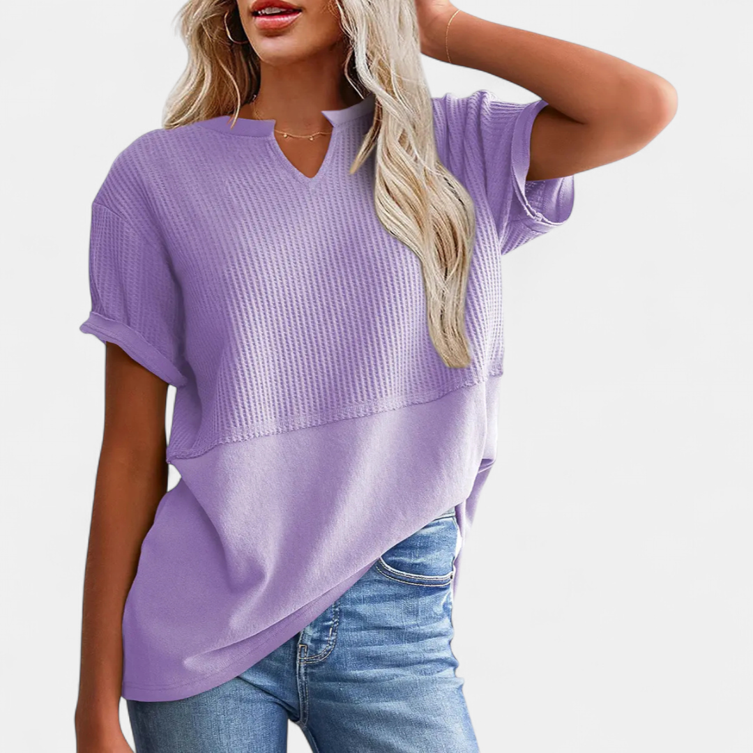 CALISTA™ – Breezy Open-Knit Vacation Cape Top