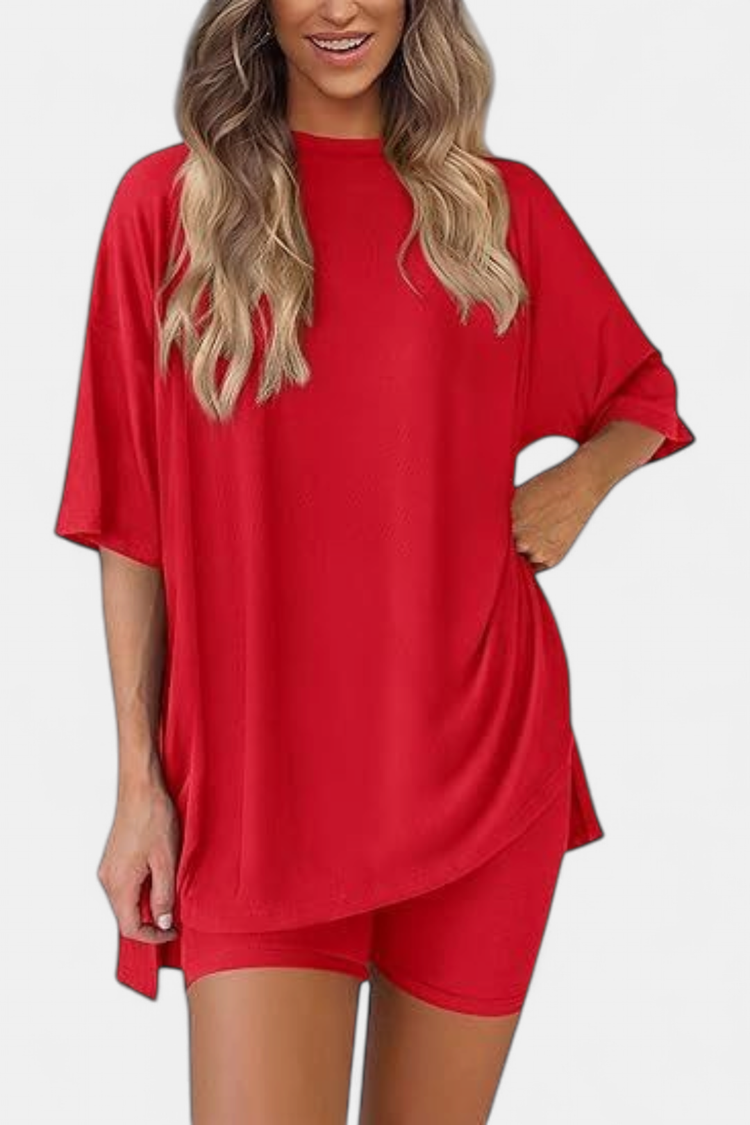 BREEZY™ – Soft Solid Relaxed Pajama Set