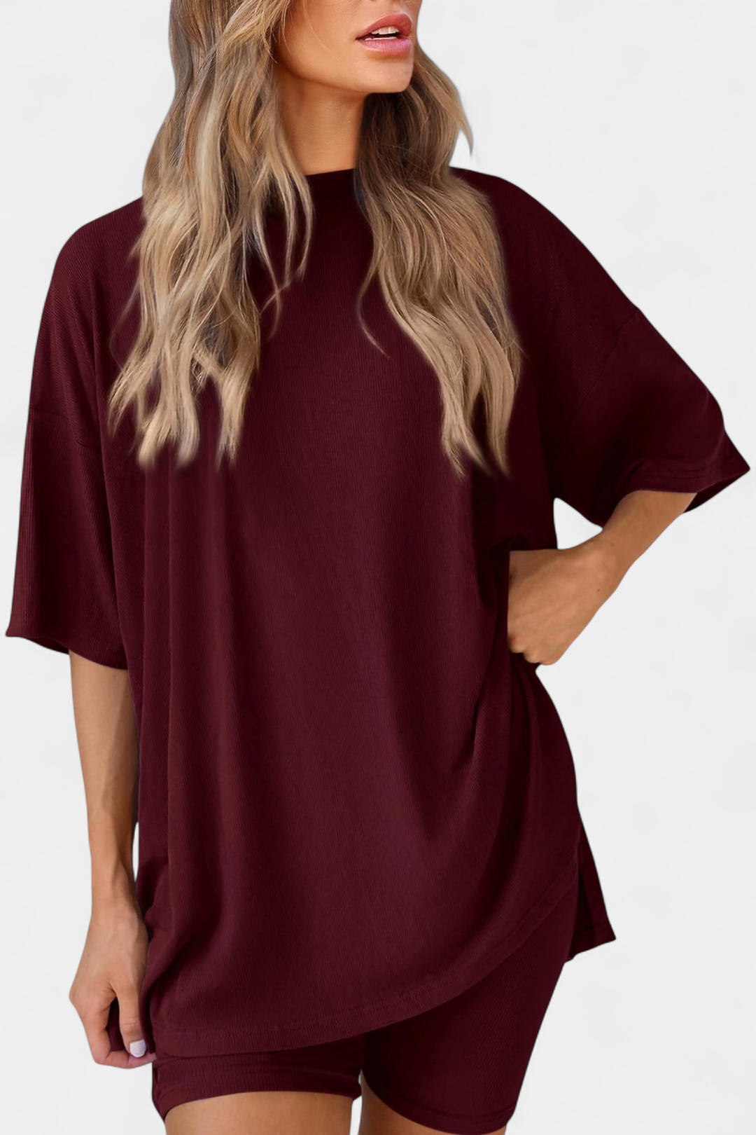 BREEZY™ – Soft Solid Relaxed Pajama Set