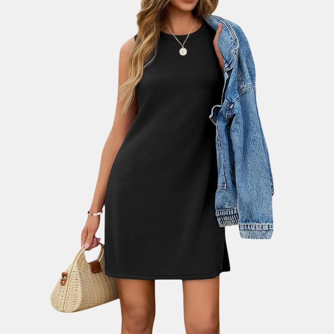 ROXANNE™ – Sleek Split-Hem Bodycon Dress