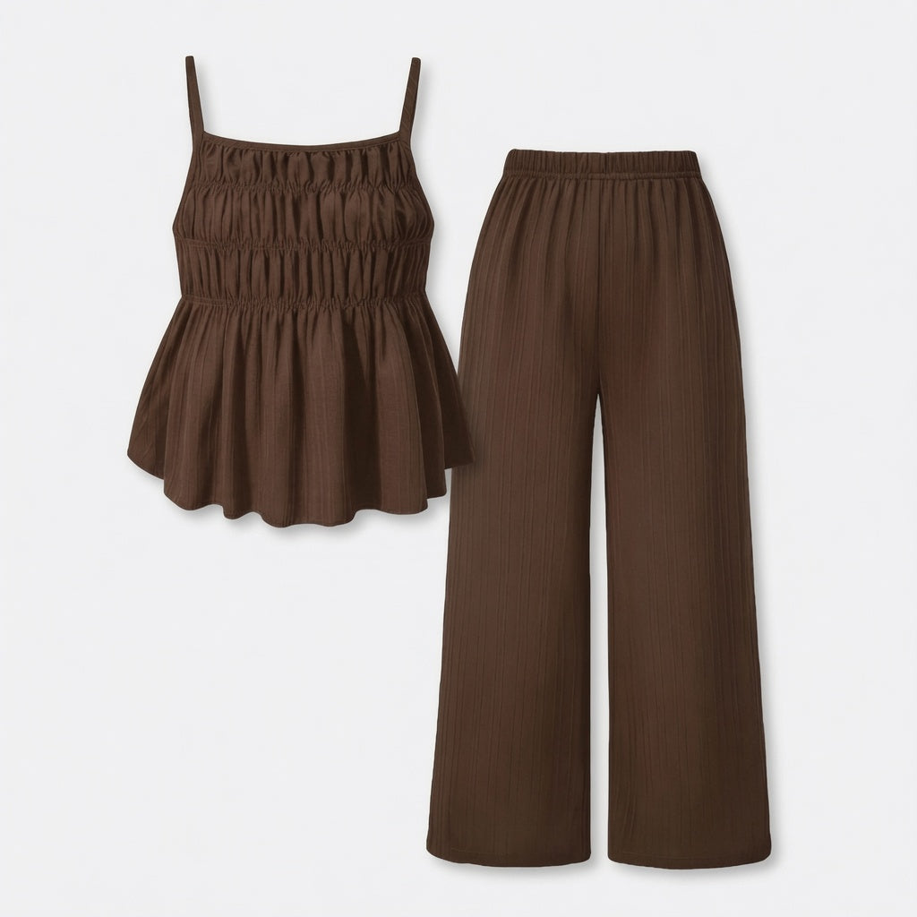The Elara Pleated Two Piece Set