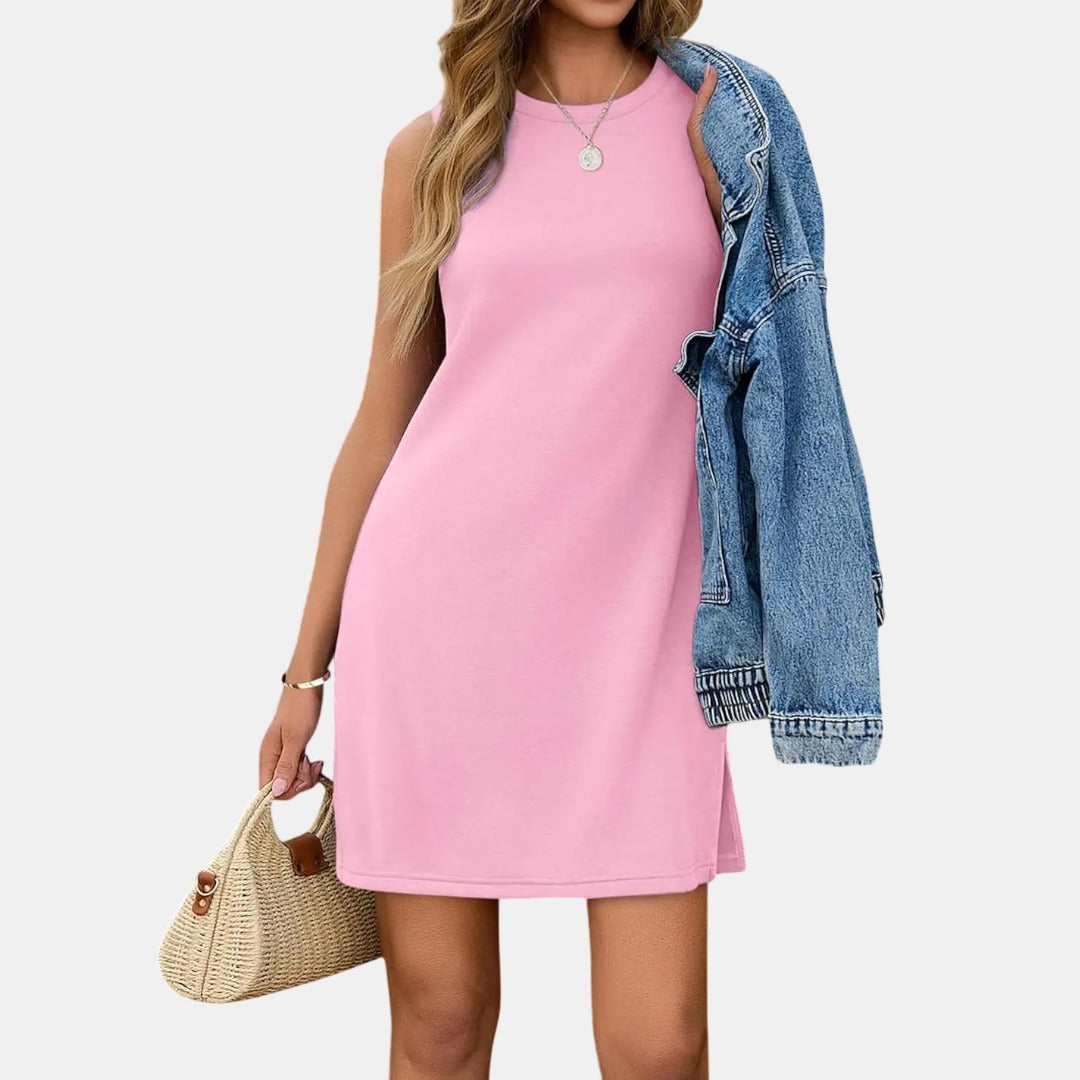 ROXANNE™ – Sleek Split-Hem Bodycon Dress